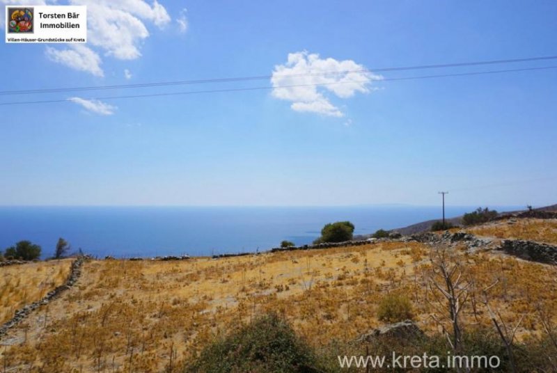 Kerames Kreta, Kerames Ein grosses Grundstück mit Meerblick Grundstück kaufen